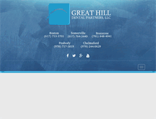 Tablet Screenshot of greathilldental.com